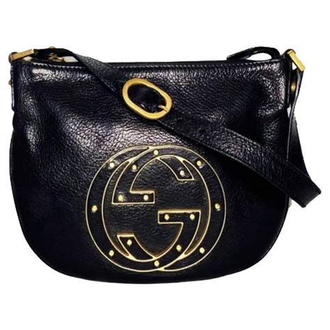 Gucci Spazzolato Shoulder Flap Bag 